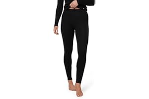 DANISH ENDURANCE DANISH ENDURANCE Długie Spodnie z Wełny Merino dla Kobiet na Ekstremalne Zimno, Legginsy Termiczne na Zimę