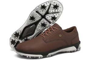 PURFITALL Waterproof Golf Shoes for Men Professional Footwear Anti Slip Lightweight Outdoor Comfortable Training Spikes Sneakers