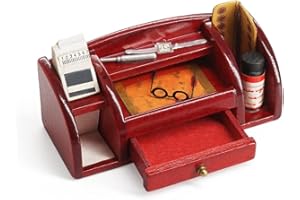 Odoria 1/6 Organizzatore Miniatura Accessori Casa Bambole, Rosso
