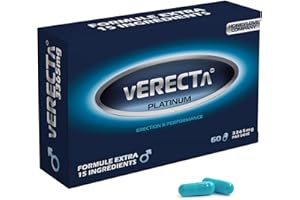 HONEYLOVE COMPANY Verecta Platinum® | 60 Gélules bleues pour Hommes | Formule Libido Endurance & Performance Masculine | Micro Circulation Sanguine | Muira Puiama Bois bandé Ginseng Maca Quercetine Tribululs