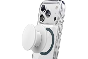 Encased hopfällbart magnetiskt telefongrepp (kompatibelt med MagSafe) bekväm silikonhållare för iPhone (vaniljkräm)