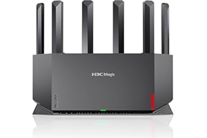 H3C AX5400 Dual Band WiFi 6 Router(NX54), 5400Mbps High-Speed Wireless Gaming Router, Long Range for 4K Streaming & Business, Ultra-Low Latency, Subscription-Free Parental Controls, VPN, EasyMesh