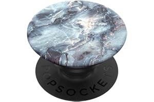 PopSockets PopGrip - Soporte y Agarre para Teléfonos Móviles y Tabletas con un Top Intercambiable - Blue Marble