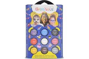 GRIM'TOUT- Zoo Parade Palette de 9 maquillages, GT41428
