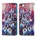 Produktbild LuckyW iPhone 6s Plus Hülle Leder, Traumfänger Lederhülle für Apple iPhone 6 Plus/6s Plus(5.5 Zoll) Ledertasche Flip Wallet Kuntsleder Handyhülle Tasche Folio Klapphülle mit Magnetverschluss Etui