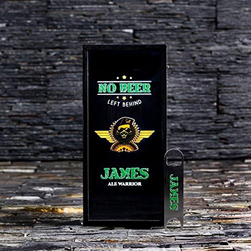 No Beer Left Behind! Custom Military Grade Beer Cap Storage - Wall Mounted for Emergency Access