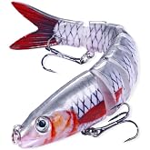 Valkyrie 8 Eklemli 3D Oynak Rapala 13.5gr Sahte Balık Yem Wobblers Swimbait Tuzlu ve Tatlı Su