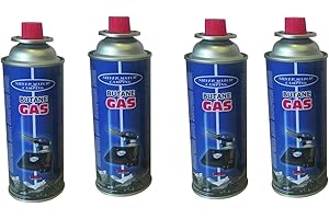 SILVER MATCH Polyflame Lot de 4 Cartouches Recharge gaz 220g MSF-1a ECHARGE GAZ pour RECHAUDS & CHALUMEAUX