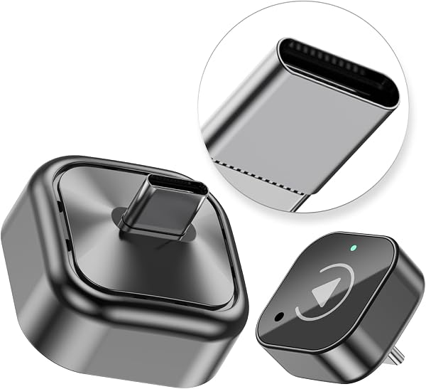 Spedal 2026 Wireless CarPlay & Android Auto Adapter (Nativer USB-C), 2-in-1 Dongle, WiFi 6 & BT 5.4, Plug & Play für kabellose Freiheit, Verzögerungsfrei, für Kabelgebundene Systeme ab 2016 - 1