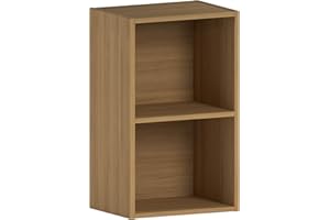 Vida Designs Estantería Oxford Cube, Roble, 2 Niveles