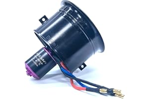 DoBoFo EDF 64mm 3S 3900KV 11 Blades 12.6V Electric Ducted Fan, Hobby RC Jet Engine Propeller, RC Car Engine Parts, High Speed Brushless Motor, Remote Control Model, Replacement Airplane Parts DIY