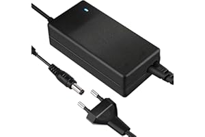 GOMETY Zasilacz 24 V 5 A, konwerter napięcia 120 W AC 100 V-240 V do DC 24 V zasilacz z wtyczką 5,5 x 2,5 mm LED transformator prąd uniwersalny zasilacz sieciowy do taśm LED, kamer monitorujących LCD