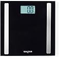 Salter Smart Scale – Personal Body Weight Scale, 180kg Capacity, 17 Body Metrics, Salter Health App, Black, SA00656FEU6