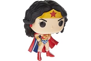 Funko Pop! Heroes: WW 80th-Wonder Woman - (Classic With Cape) - DC Comics- Figura in Vinile da Collezione - Idea Regalo - Merchandising Ufficiale - Giocattoli per Bambini e Adulti