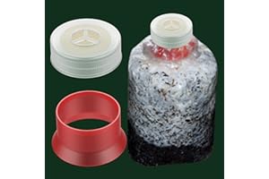 Biomed Solutions Lot de 9 capuchons et anneaux pour sac de culture en coton 40 mm