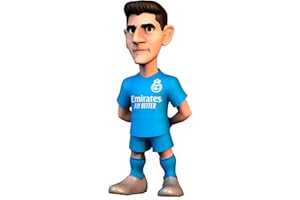 MINIX Collectible Figurines MN18369 Figurka Courtois, Real Madryt, 12 cm Kolekcje na wyświetlacz, pomysł na prezent dla dzieci i dorosłych, fanów piłki nożnej