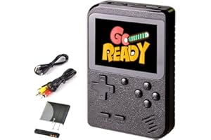 SCFRF Kids Mini Handheld Video Game Console with 400 Retro Classical FC Game for Boy Girl, 2.8 Inch, Rechargeable Battery, Christmas Birthday Gift Present for Adult Kids