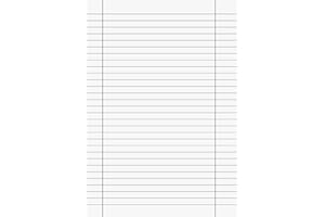 BRUNNEN Fontaine 102142750 Cabinet de papier/Cabinet Planche (A4 ligné avec marge ligne intérieur et extérieur, linéature 27, 80 g/m² 50 feuilles, emballé sous vide)