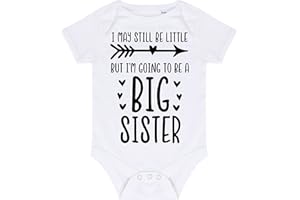 Miammo I may be little but I'm going to be a big sister (pregnancy baby announcement) [BBY3] baby grow vest