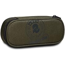 Invicta Portapenne Scuola Lip XL Oval – Bustina Ovale Con Apertura Totale, Elastici E Taschino, In Poliestere Riciclato