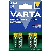 VARTA Recharge Accu Power AAA 1000 mAh Şarj Edilebilir Pil, 4'l&uuml;, 4008496773824