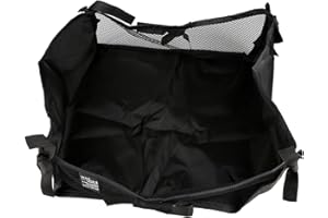 Bojueshaw Under Stroller Storage Bag,Mesh Storage Hanging Basket,Large Capacity Organizer with Magic Sticker for Baby Diapers,Toys & Essentials