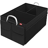 MORROLS Organizer Bagagliaio Auto, Organizer per Vano Bagagli Pieghevole, Impugnature Metalliche Robuste, Impermeabile, per A