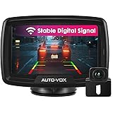 Auto-Vox Cs-2 Telecamera Retromarcia Wireless Con Monitor Per Auto 4,3", Segnale Digitale Stabile, Telecamera Retromarcia Imp
