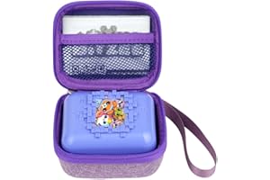 OSDUE Śliczne etui ochronne na cyfrowego zwierzaka Bitzee, torba do przenoszenia interaktywnej zabawki, dla dzieci, wodoodporne, odporne na wstrząsy, przenośne, mini, B, czarne