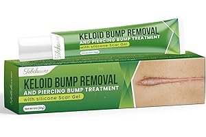 Tobcharm Silikon Narbengel – Pflege für Narben & Keloide, Piercing Bump Gel zur Hautbild-Verbesserung – Silikon Narbencreme nach OP, Akne, Verbrennungen & Verletzungen