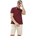 TURMS Men's Anti Stain Anti Odor Water Repellent Collared Neck Half Sleeves Tailored Fit Stretchable Casual Polo T-Shirt | Cotton Rich | Solid | Sports wear | Available in Plus Sizes (Pack of 1)