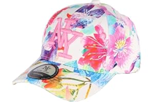 Hip Hop Honour Casquette Enfant Bleu et Rose Bali de 7 à 12 Ans - Taille Unique - Rose