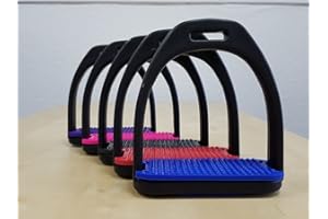 White Horse Equestrian Stirrups - Comfortsiti Adults Ladies Mens Horse Riding