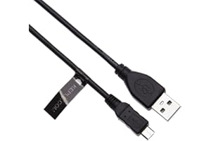 KEPLE USB Cargar Cable Cargador Compatible con Tom Tom Go 40 / 50 / 60 / 400 / 500 / 520 / 530 / 600 / 610 / 620 / 820 Live / 5000 / 5100 / 5200 / 6000 / 6100 / 6200 | Micro USB 1M