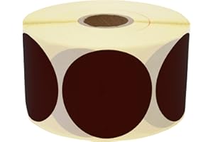 PROLAC BESCHRIFTUNGEN Prolac Markierungspunkte – 1000 Stück Bunte Klebepunkte auf Rolle (Schwarz, 50x50 mm)