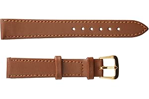 Annjom Watch Strap, Soft Wear- Convenient Pin Buckle Watch Band for Replacement for Professional Use for General Purpose for Watch(16mm brown)