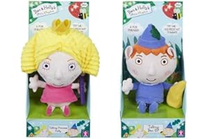 CHARACTER OPTIONS Ben & Holly's Little Kingdom 18cm Talking Soft Plush Toys
