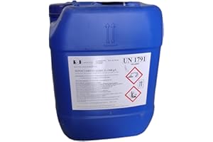 Alqbaio Hipoclorito Sódico para Piscinas y Limpieza en General | Cloro líquido para desinfección de Aguas | Esterilización de Piscinas, pozos y Tanques | Bidón de 25 litros