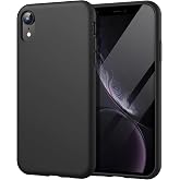 [SİYAH LANSMAN] For iPhone XR modeli ile uyumlu İ&ccedil;i Kadife Y&uuml;zey Matte Esnek Silikon Kayma Yapmaz Darbe Emici Telefon Kılıfı 