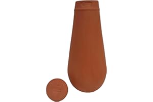 CéNi ceramics Ollas 1L - en Terre Cuite avec couvercles - Oyas 1L - Irrigation Naturelle pour Plantes d’Intérieur et d’Extérieur - Solution Durable pour Le Jardinage et l’Économie d’Eau