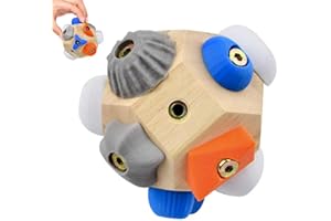 Dandin Handcrafted Boulder Block, Finger Training Tool for Climbers, 3D Rock Climbing Ball, Bouldering Gifts, Train Hand Strength, Climbing Gifts for Rock Climbers