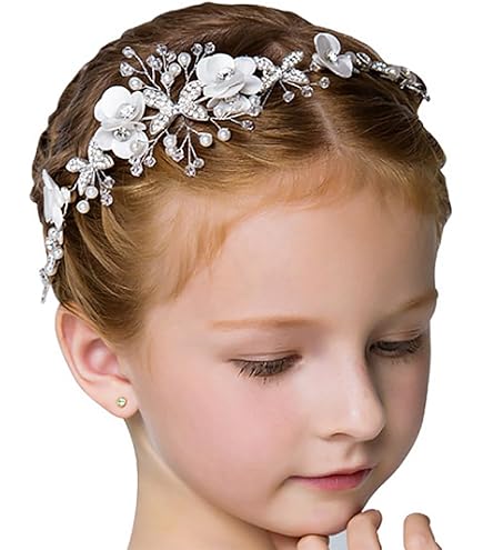 Bandeau De Sauna Couronne De Fleurs Artificielles Pour Filles, Cerceau De Cheveux Floral Doux, Vêtements De Sauna De Fête, Bandeau De Mariage, Accessoires De Cheveux Pour Enfants