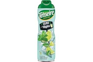 JEWEL COFFEE Teisseire Sirop Mojito - Sirop de fruits avec 0% de sucre, sans sucre, 600 ml