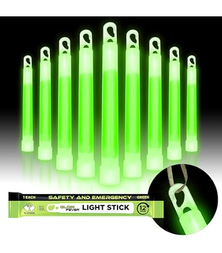 Glowtopia Premium - Bastoncini Di Incandescenza Da 15,2 Cm + Cordini (1