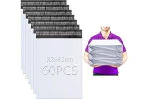 XRXYMQ 32x45 cm Envoie Colis Vinted 60 Pièces Pochette Emballage Colis Vinted Enveloppe Plastique ExpeditionSac Sac Envoie pour Textiles et Boîtes à Chaussures