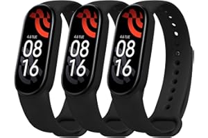 Ainiv Armband Kompatibel mit Xiaomi Mi Band 5 / Xiaomi Mi Band 6/Amazfit Band 5, Weiches Verstellbare Fitness Ersatzbänder für Xiaomi Mi Band 5/6 Armband