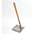 Krufe® Temper Mild Steel Blade Spade, Shovel, Fawda, Kassi (10"x11") -Premium Garden Tool for Digging, Planting, and Landscaping - Heavy-Duty Construction with Ergonomic Handle for Comfortable Grip