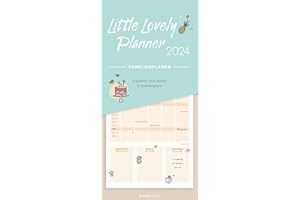 ‎ALPHA EDITION Little Lovely Planner 2024 Familienplaner - Familien-Timer - Termin-Planer - Kinder-Kalender - Familien-Kalender - 22x45