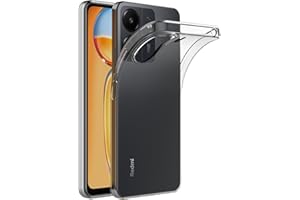AICEK Compatible con Xiaomi Redmi 13C 4G Funda, Transparente Silicona Fundas para Redmi 13C 4G Bumper Case Carcasa Silicona Funda