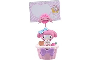 Hello Kitty And Friends Yume Sanrio My Melody Party Time Memo Stand – Cute Memo Clip with Cupcake Design | Adorable Sanrio Gifts & Desk Accessories